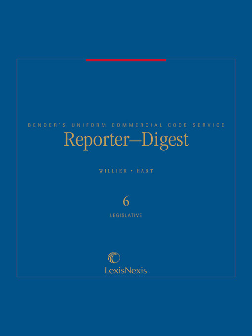 Title details for UCC Reporter-Digest by William F. Willier - Wait list